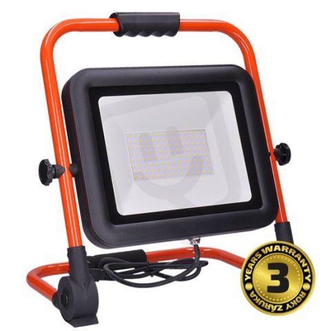 LED reflektor PRO se sklopným stojanem 100W 9200lm 5000K kabel se zástrčkou IP65