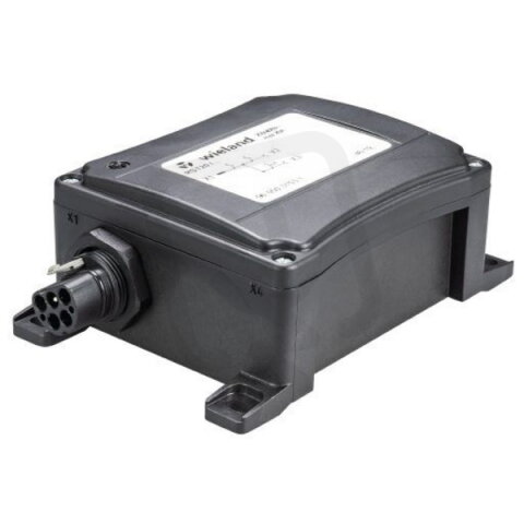 rozfázovací box gesis RST, 5-pól, odbočení L1, černý WIELAND 96.050.3153.1