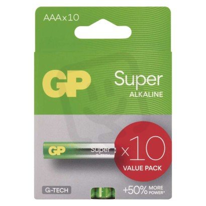 Alkalická baterie GP Super AAA (LR03) B0111G
