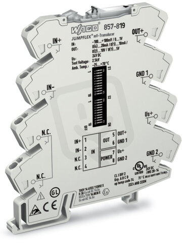 Měřicí transformátor napětí 24 V DC WAGO 857-819