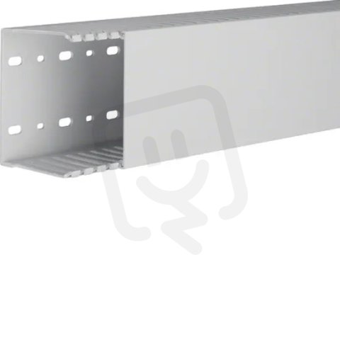 Propojovací kanál HNG bezhalogenový 75x100 mm s víkem, PC-ABS, světle šedá