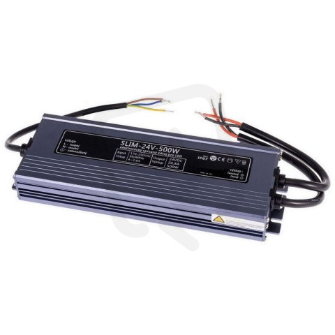 SLIM-24V-500W zdroj IP67 T-LED 056234