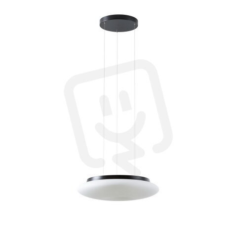 Závěsné LED svítidlo se skleněným stínidlem SATURN LE2 31W IP20 DALI 4K černá