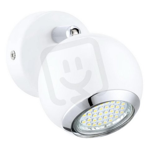 Bodové svítidlo BIMEDA 1xGU10-LED bílá/chrom 2,8W IP20 EGLO 31001