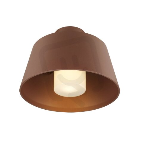 PHOTONI stropní přisazené svítidlo, kónické, 1x max. 13 W, E27, rezavá