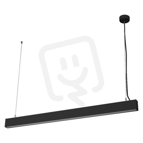 Office line cuboid suspended 42W 840 DIM Black LEDVANCE 4058075842342