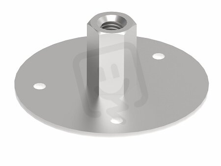 Zemnící patka pro připojení M10, L32mm, materiál V4A GROMTOR 291015