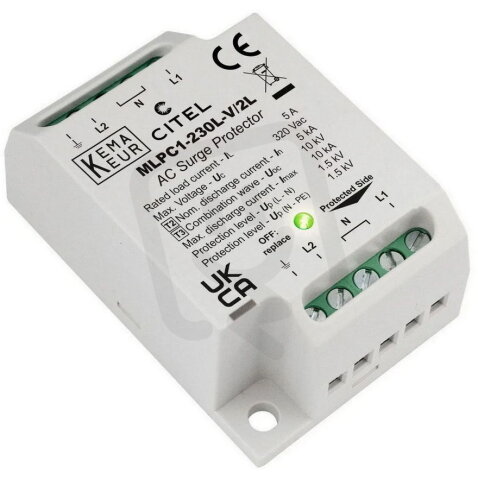 Přepěťová ochrana 2+3 AC MLPC1-230L-V/2L šroubové svorky CITEL 831225