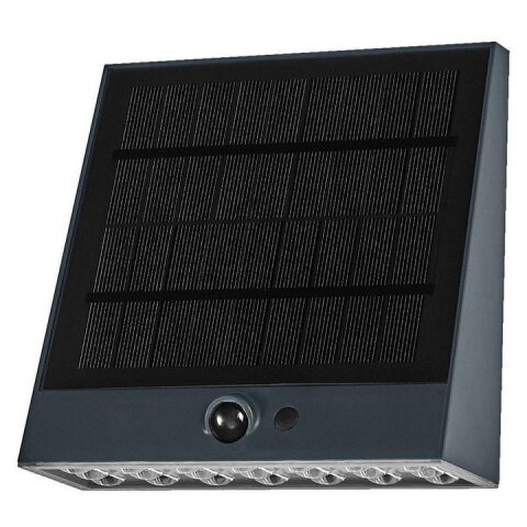 ENDURA STYLE SOLAR BRIGHT SENSOR Wall Fin IP54 Dark Grey OSRAM 4099854415098