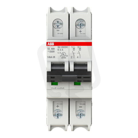 SU202DC-K5; 2 pólový jistič; jmenovitý p