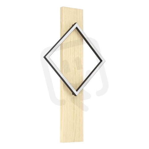 Nástěnné svítidlo BOYAL LED 13W IP20 černá/dřevo EGLO 901928