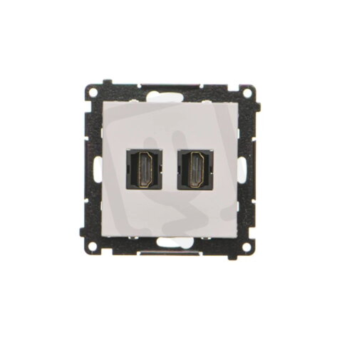 Zásuvka HDMI (v2.1), 2 násobná (přístroj