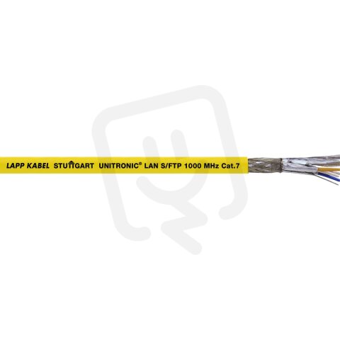 Ethernetový kabel UNI LAN1000 S/FTP Cat.7LSZH 4x2xAWG23/1 LAPP 2170614