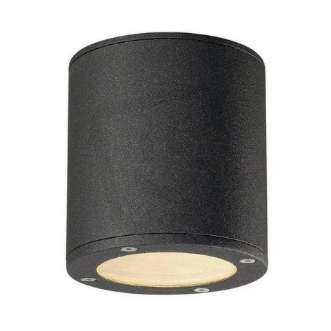 SITRA venkovní stropní svítidlo TCR-TSE IP44 kulaté antracit max. 9 W SLV 231545