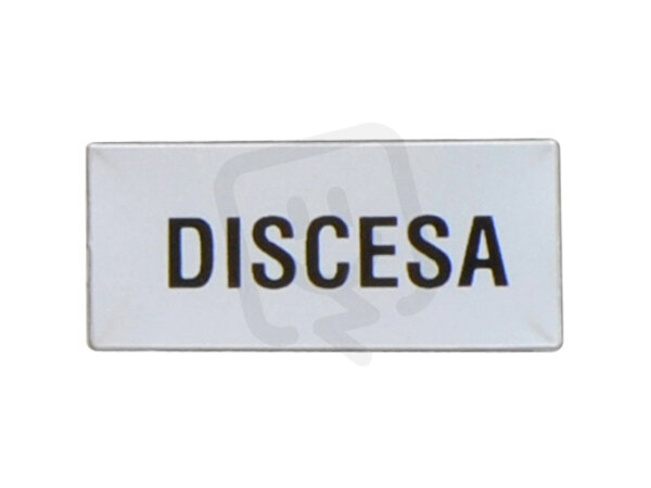 Lovato LPXAI232 Štítek ''DISCESA''''