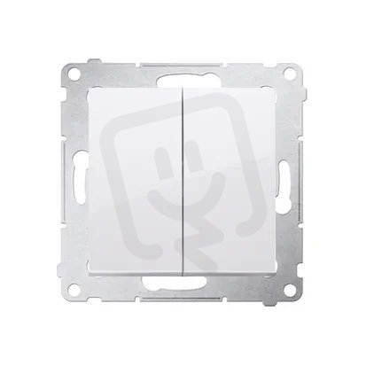 Spínač sériový IP44, 5, 10AX, 250V, bílá KONTAKT SIMON DW5B.01/11