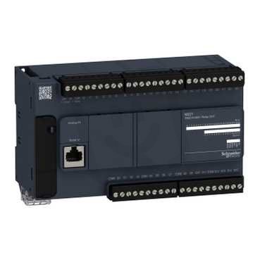 Schneider TM221C40R PLC Modicon M221,100-240VAC,24DI,16DQ(relé)