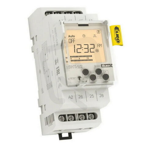 Spínací hodiny digitální, 2 kanál, 1x16A SHT-1/2/230V ELKO EP 8595188130400