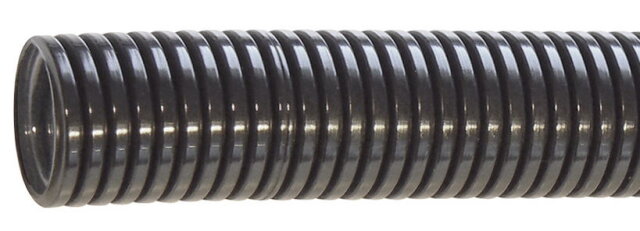 Plastová bezhalogenová ohebná trubka FFMYD 12 cerná 50 m Fränkische 40001200