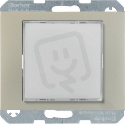 LED signální světlo červeno/zelené K.5 nerezová ocel mat lak. BERKER 29527004