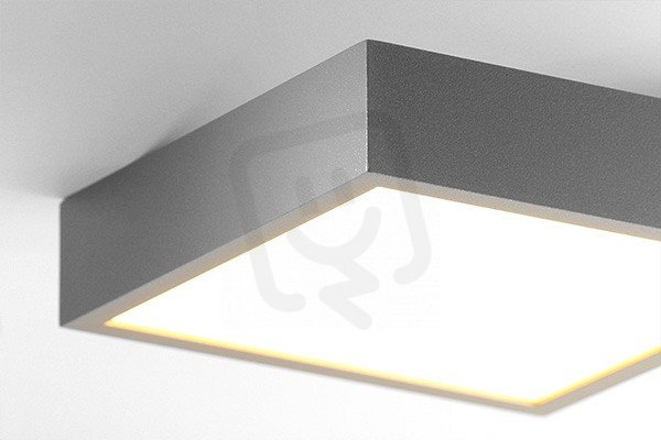 KAPA GREY 139x139x40mm 14W/4000K Mivvy Lighting KAP131314W4K5G