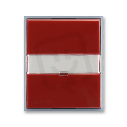 ABB 3558E-A00610 24 Kryt spínače jednoduchý, s popisovým polem, s čirým průzorem