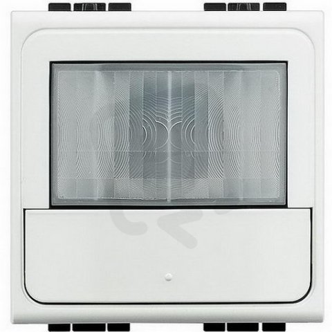 BTICINO LIVINGLIGHT GREEN SPÍNAČ S PIR A SENZOREM JASU 230V 2MODULOVÝ BÍLÝ