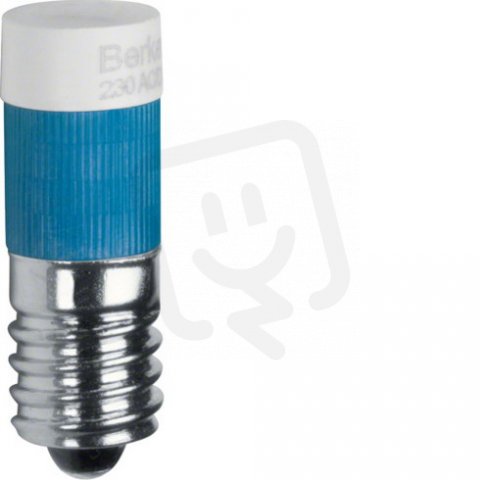 LED žárovka E10, příslušenství, modrá BERKER 167804
