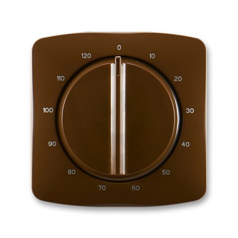 Kryt ovladače časového mechanického 3294A-A00160 H hnědá Tango ABB