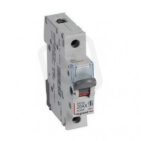 DX3 VYPÍNAČ 1P 20A 250V LEGRAND 406417