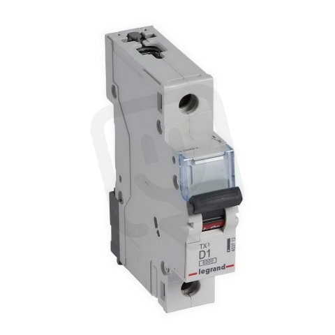 TX3 JISTIČ, 1 PÓLOVÝ, CHAR. D, 1A 6000A LEGRAND 403713