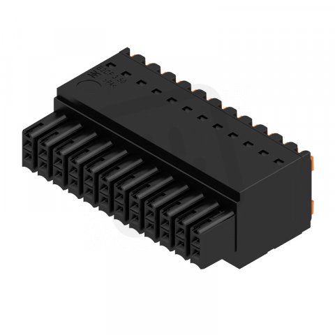 Zásuvný konektor DPS B2CF 3.50/24/180 SN BK BX WEIDMÜLLER 1277570000