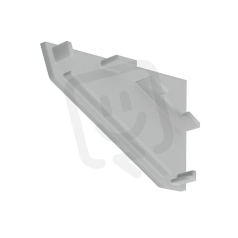 Záslepka KLUŚ KOPRO-30-P-L pro AL profil, šedá /24175/ ALUMIA C24175C02