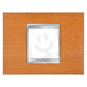 LUX Rámeček 2násobný, třešňová GEWISS GW16202LC