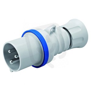 Gewiss GW60004H  Vidlice mobilní přímá, 2pól.+E 16A 230V 6H IP44