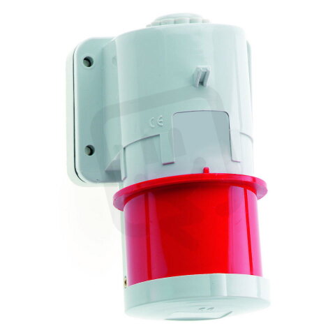 Přívodka nástěnná s klapkou 32A 5p 400V IP44 6h Quick-Connect BALS 24415