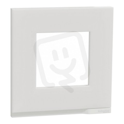 Unica Pure Krycí rámeček jednonásobný, Translucide White SCHNEIDER NU600289