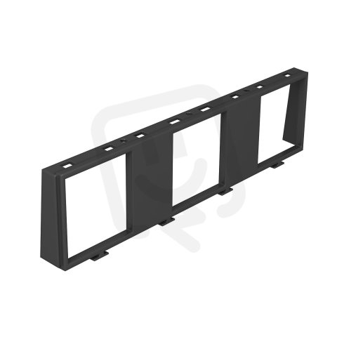 OBO MT45V 3 Montážní rám pro 3 × 1 Modul 45 grafitově černá