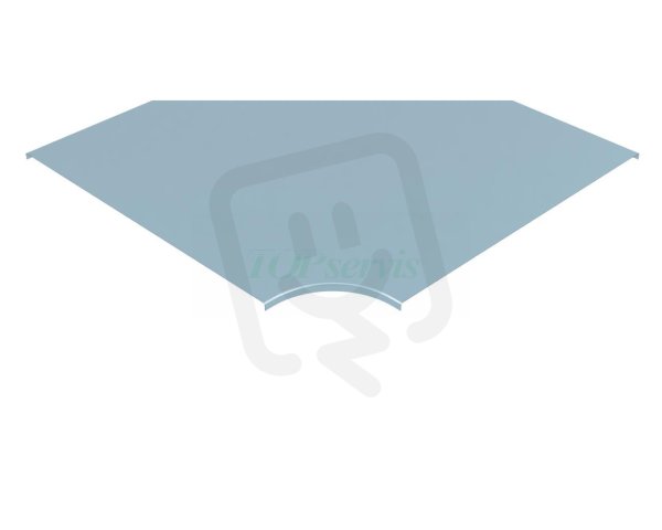 TOP SERVIS 1101010 VK 500 90° víko kolena 500 PL pozink plech (DX51D)