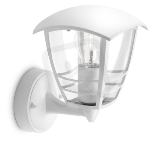 Venkovní nástěnné svítidlo Creek bílá 1x60W 230V up PHILIPS 153803116