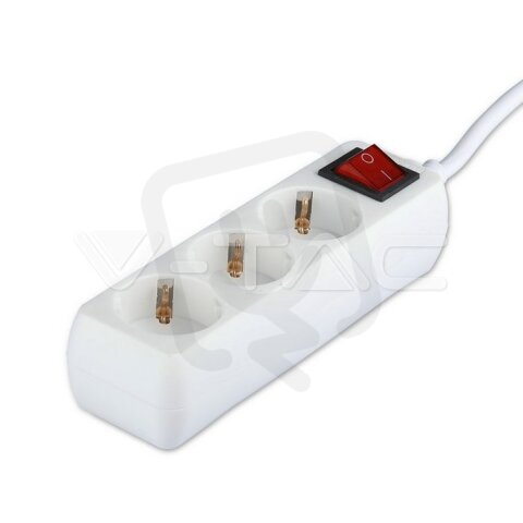 3 Ways Socket With Switch (3G 1.5MM2 X 1