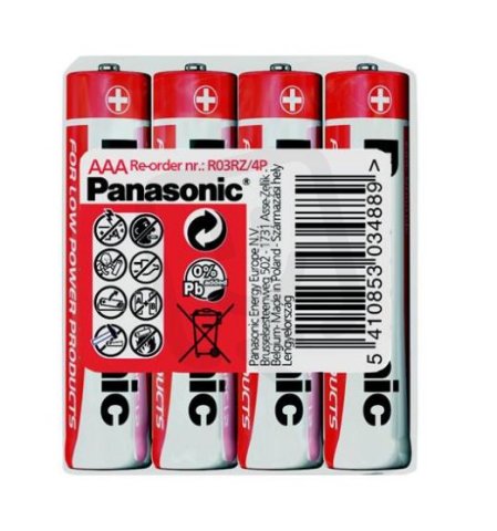 Panasonic R03RZ zinková baterie Panasonic AAA R03