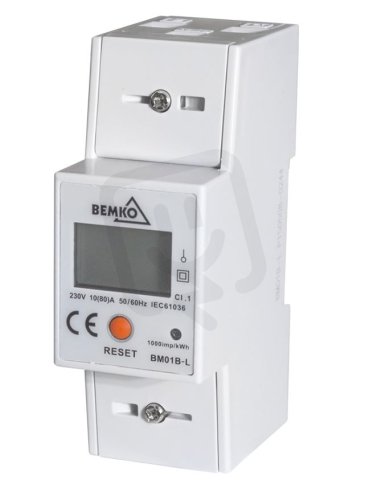 Elektroměr 1-fázový 10A BM01B-L BEMKO 101078