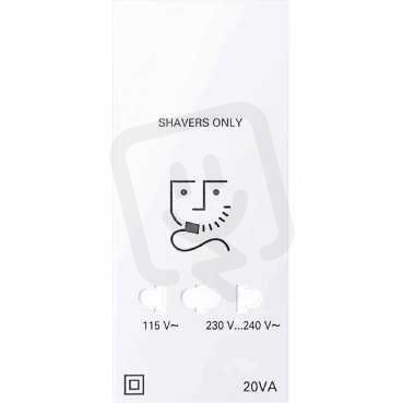 Merten Kryt zásuvky pro holicí strojek, System M, Active SCHNEIDER MTN213625