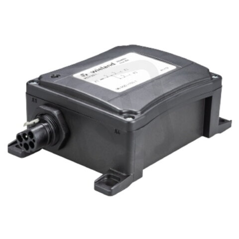 rozfázovací box gesis RST, 5-pól, odbočení L2, černý WIELAND 96.050.4153.1