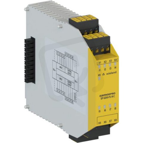 Rozšiřující modul 8 vstupů SP-SDI8-P1-K-C pro SP-COP WIELAND R1.190.0060.0
