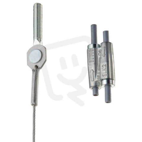 Rychlospojka SLK se závitem, 2 mm lanko, délka 3 m, závit M8 SLK2L3SEM8 196561