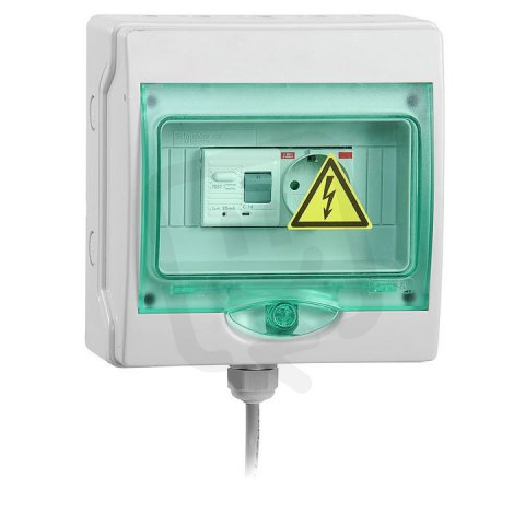 PVC AC NOTSTROMBOX TYPE F CEE 7/3