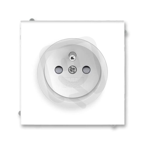 ABB NEO Zásuvka s ochr. kolíkem s clonkami bílá/ledová bílá 5519M-A02357 01