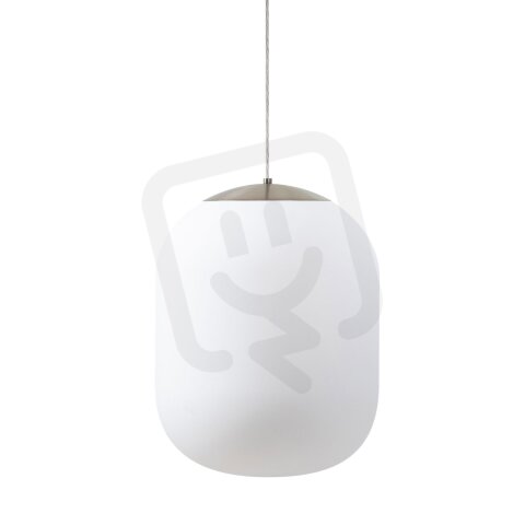 Závěsné LED svítidlo se skleněným stínidlem OSMONT TANIA S2 HP 59W IP40 3K nerez